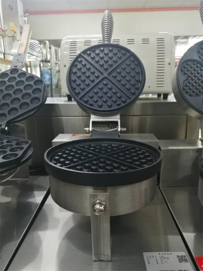 Commercial Use Double Head Waffle Baker Snack Bar Equipment 2600W 220V