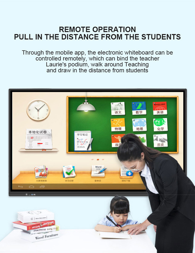 All In One Interactive Flat Panel 70 Inch Touch Screen Monitor