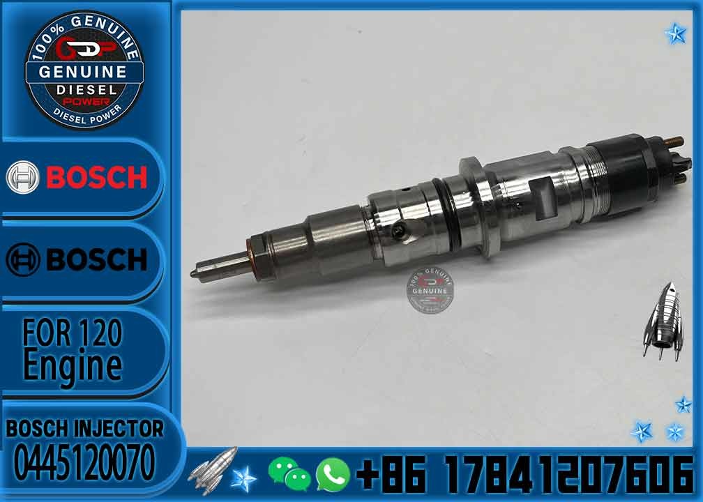 Genuine common rail injector 0445120241 0445120070 for 3976631 4930485 5263304