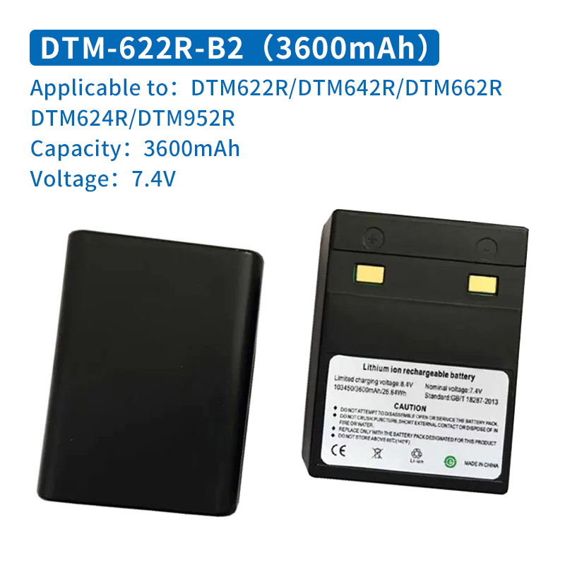 DADl 7.2V 3000mAh BDC30 Battery For DADI DTM112 DTM102 Total Station Li-ion Battery BDC18A DTM-622R-B2