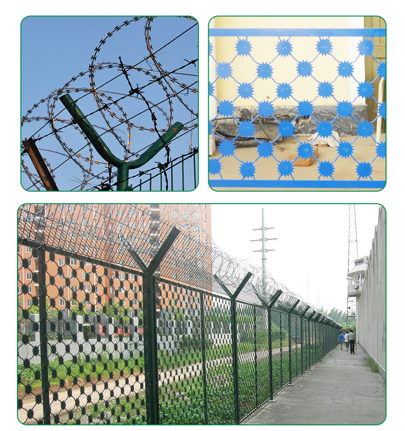 Customized Hot Dipped Galvanized Barbed Wire Fence with Stainless Steel Material