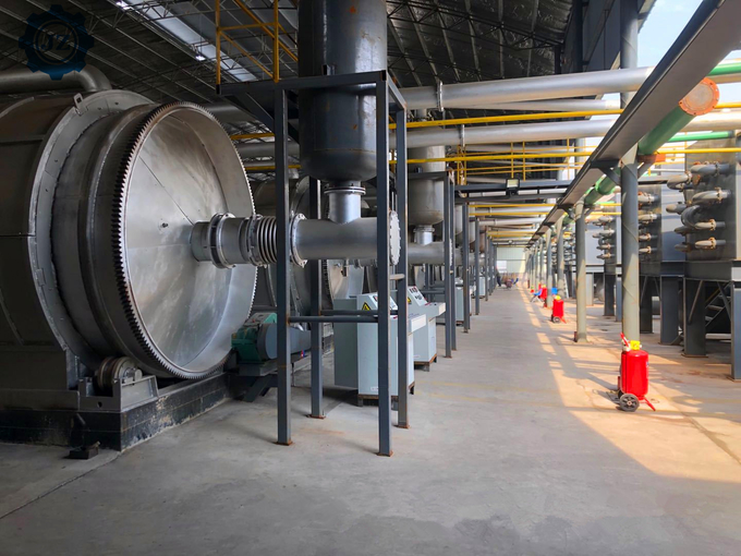 5ton 8ton 10ton 12ton Non Pollution Used Tyre Pyrolysis Oil Recycling Plant