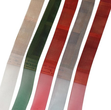 25mm 75mm Gift Packing Ribbon Colorful Grade 4 Organza Ribbon