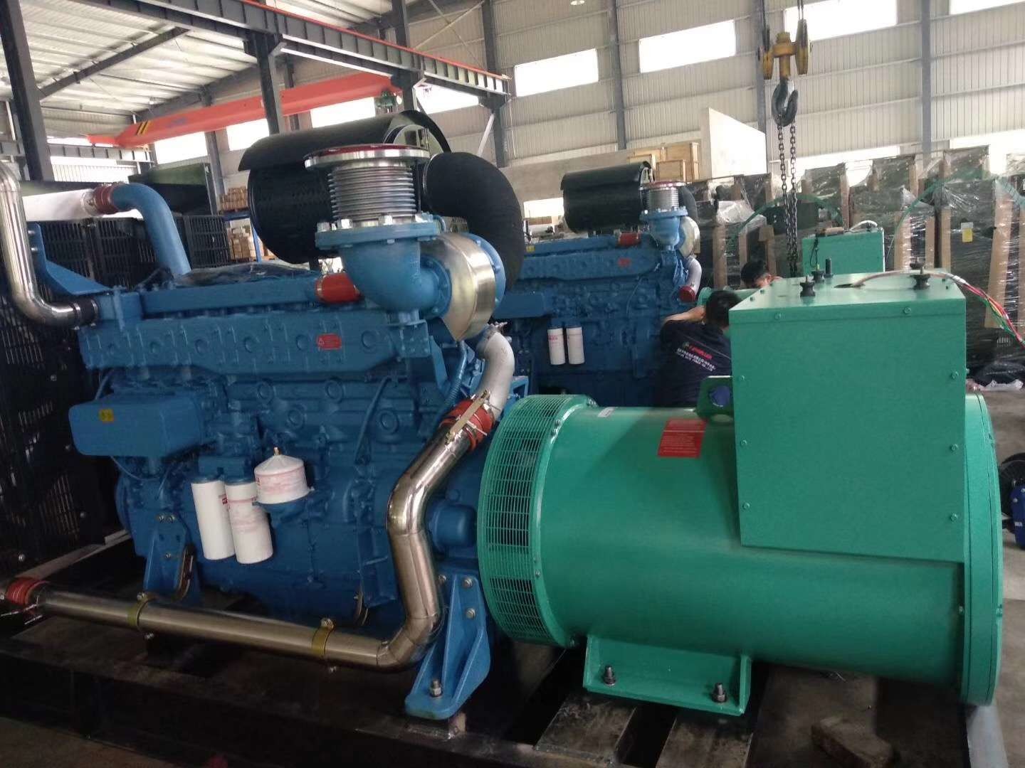 Cast Iron Diesel 500 Kw Cummins Generator Set CertifiCatere TS16949