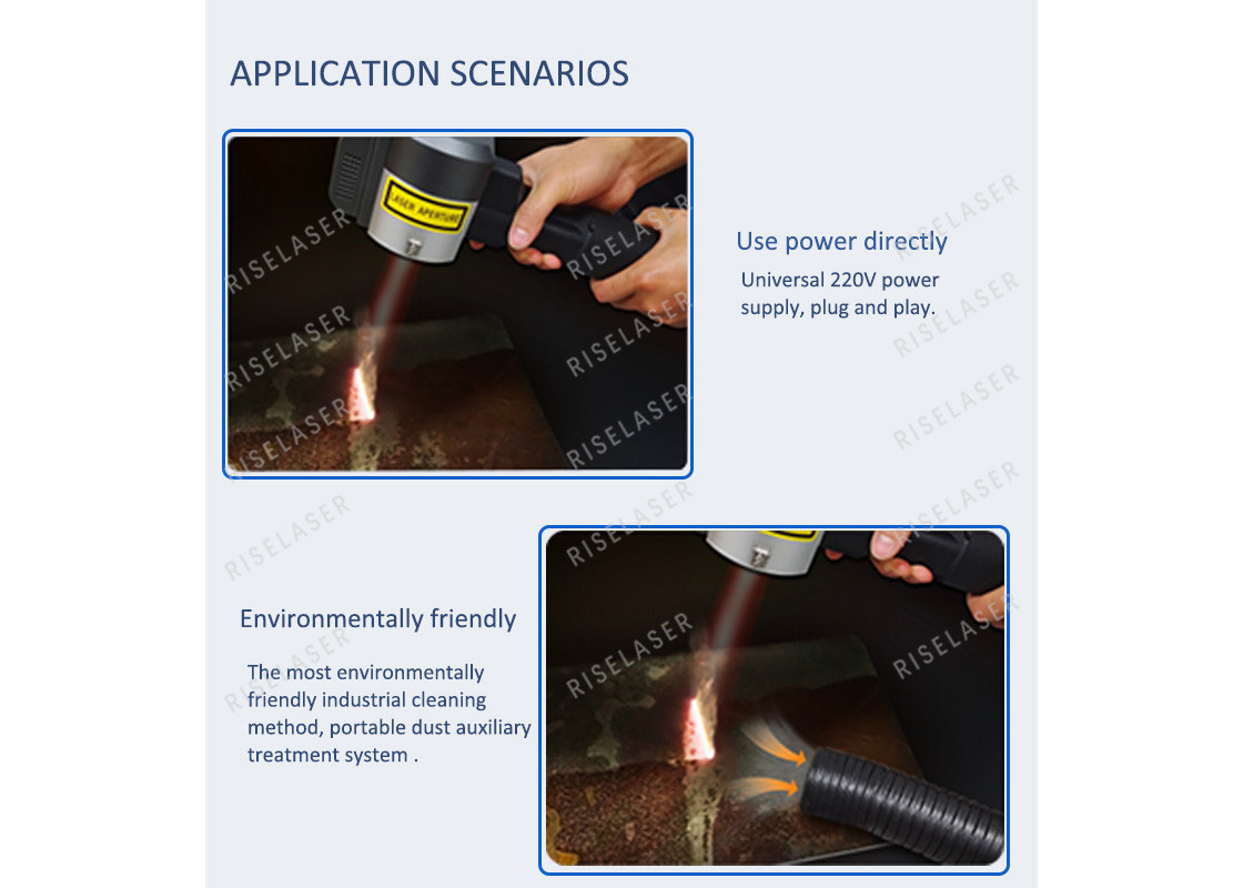 Protable Laser Cleaning Machine 200w Cleaning Laser Rust Removal Machine