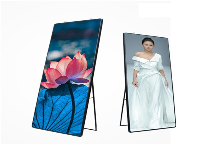P2 LED Poster Display 3840Hz 4G/WiFi Control brightness1000cd mirror led display