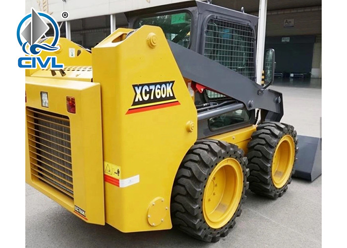 New Wheel Skidsteer Loader Xc760K Chinese Mini-SkidSteer Loade