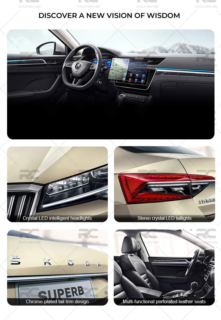 DISCOVER A NEWVISION OF WISDOM 上谢建 rystal LED intelligent headlights CUPERB Chrome-plated tail trim design Stereo crystal LED taillights Multi-functional perforated leather seats
