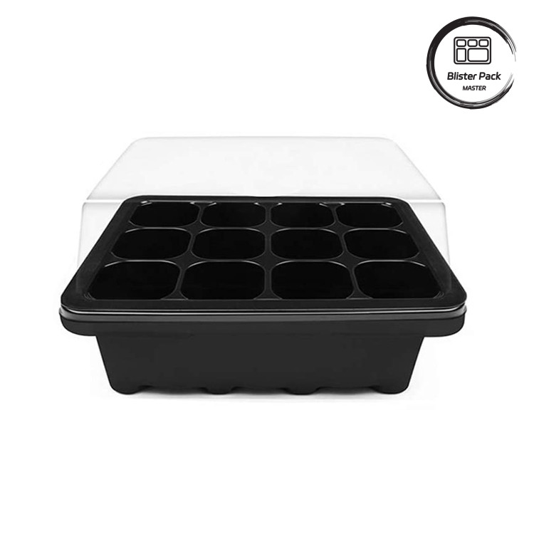 Stylish Garden Decor Indoor rigid Plastic Seed Trays Micro Green Nursery System