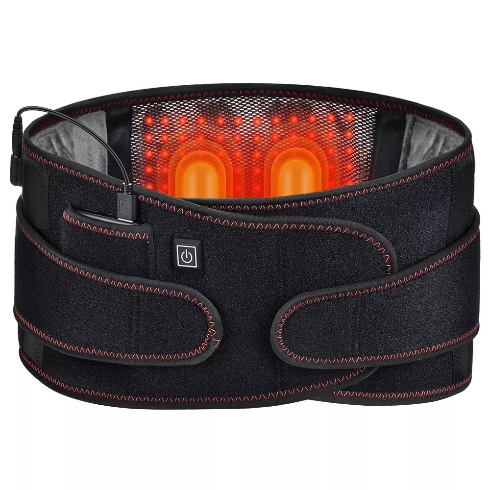OEM Heating Waist Belt For Pain Relief Far Infrared ODM By 5V USB Powered