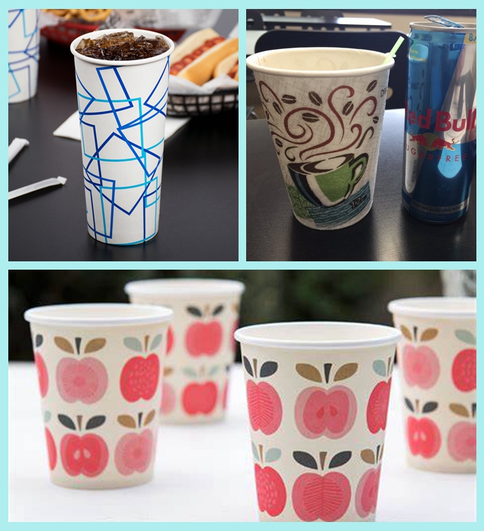 300gsm + 15g PE Coated Cupstock Board For Hot Coffee 840 x 710mm Eco Friendly
