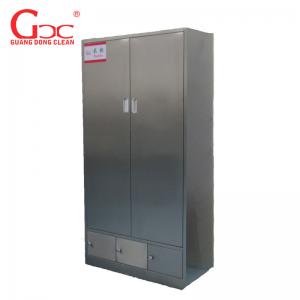 China Stainless Steel Lab Room Equipment Multi Compartment Lockers Clean Closet on sale