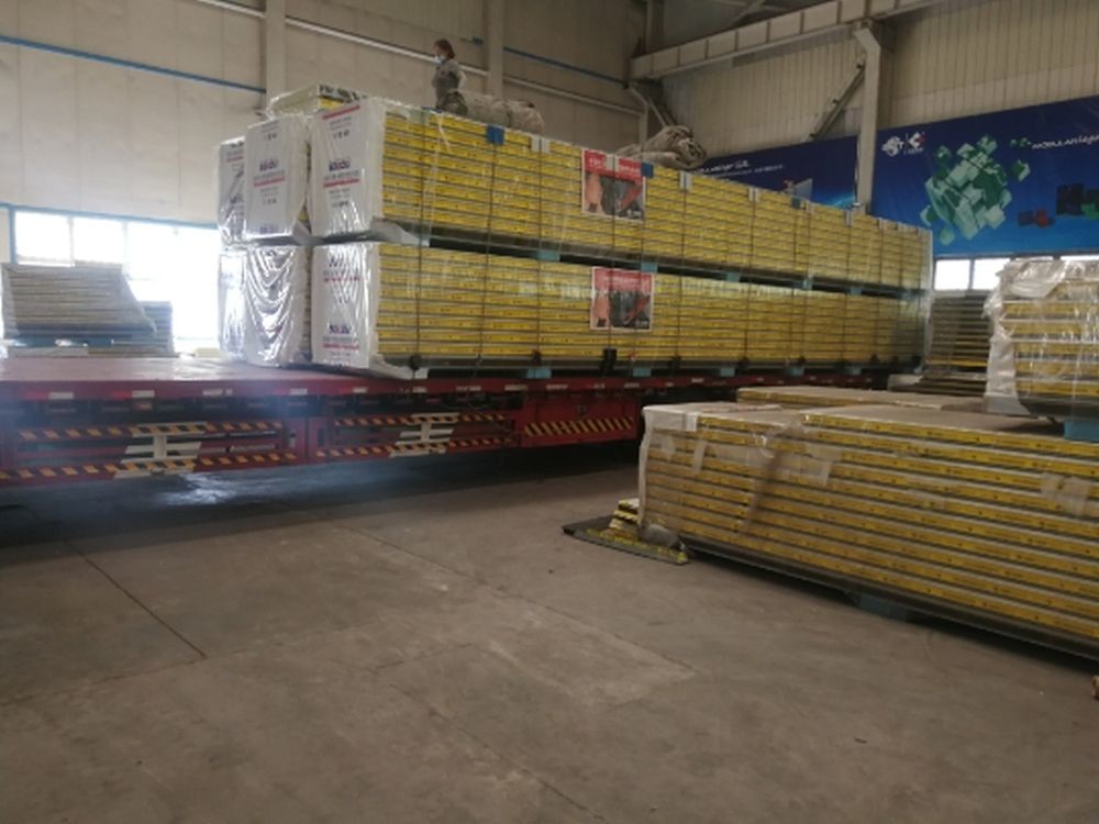 Fiber Glasswool Structural Sandwich Panels Sheets For Roof 75mm