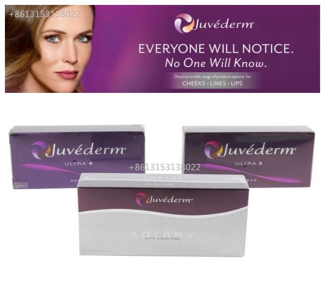 Juvederm Ultra 3 Ultra 4 Voluma Injection Facial Filler 2* 1ml For Nasolabial Fold