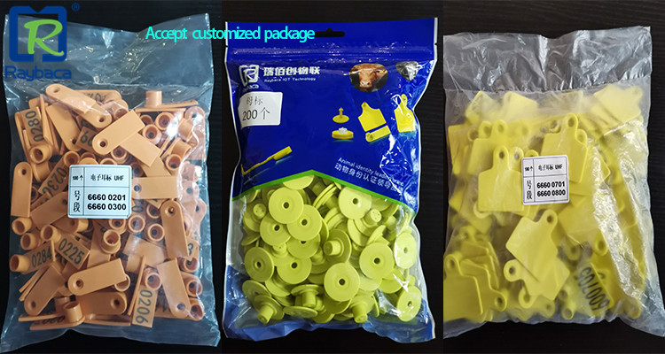 Anti Shedding Animal Tracking Electronic Sheep Tags 3 Meters