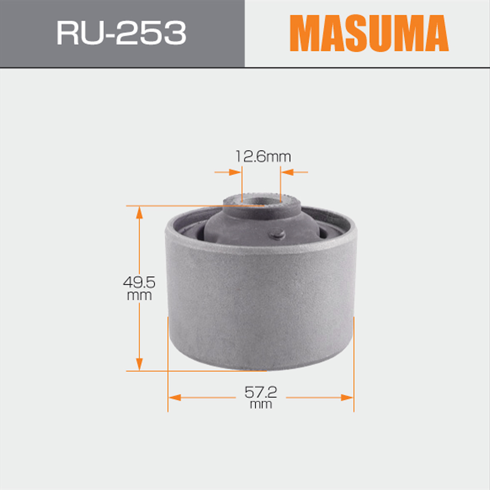 1988-2003 Year RU-253 MASUMA Auto car arm bush NP90 1N MB515903 for MITSUBISHI COLT