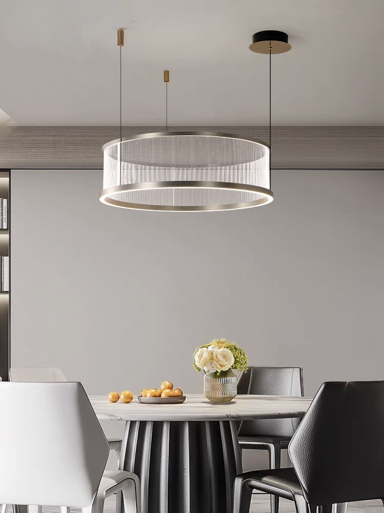 Italian minimalist living room main light modern simple hall light designer 2024 new restaurant light bedroom room light