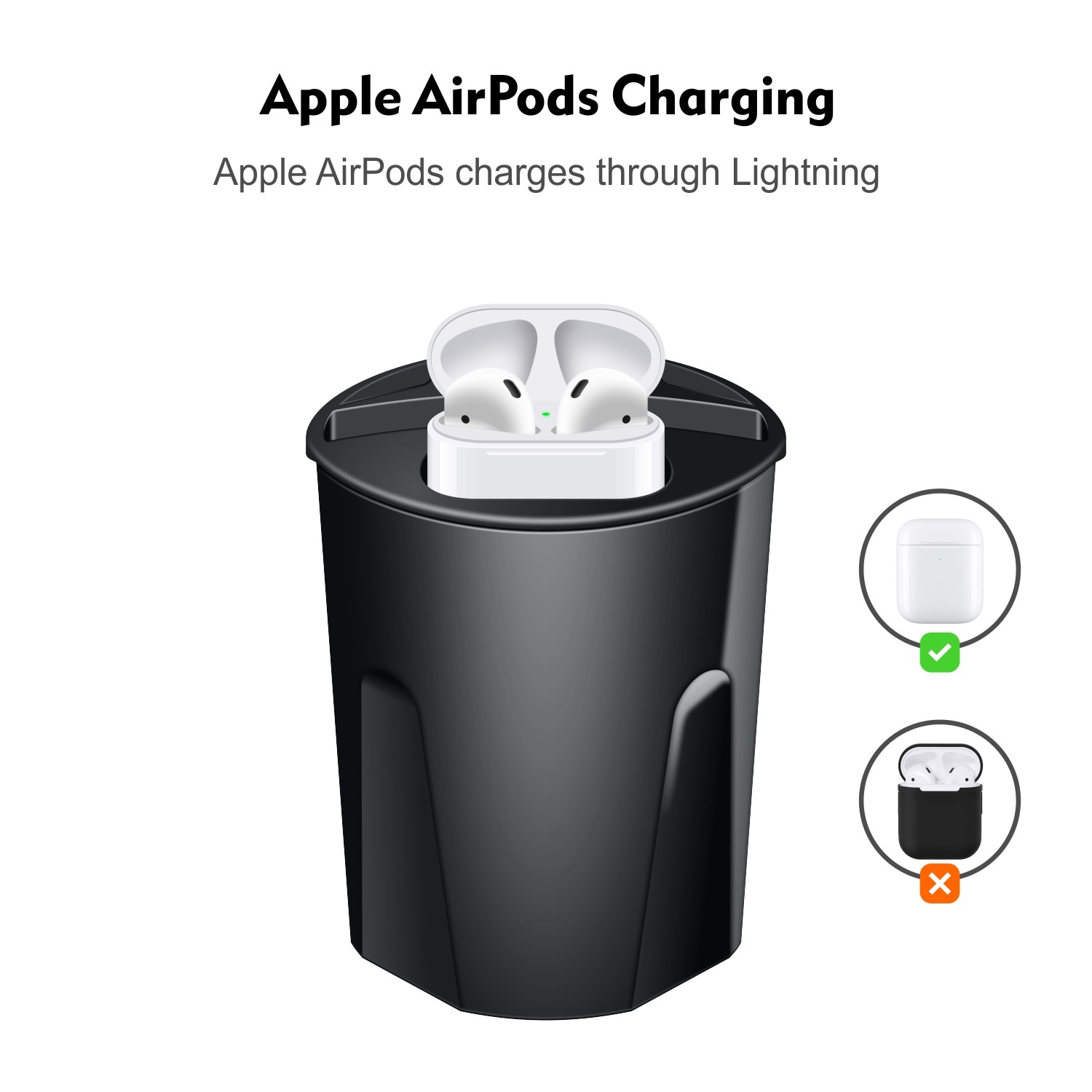 Package Contents Wireless Charging Pad for Silicone Car Mount Qi Wireless Charger