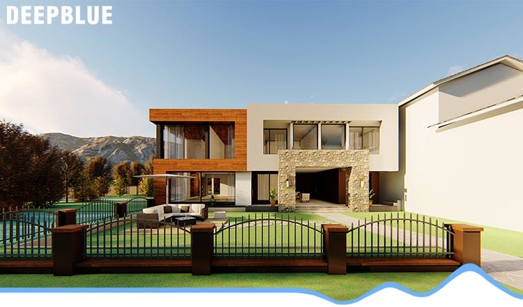 Australian Standard Glass Windows Metal Security Door Light Steel Structure Prefab Homes
