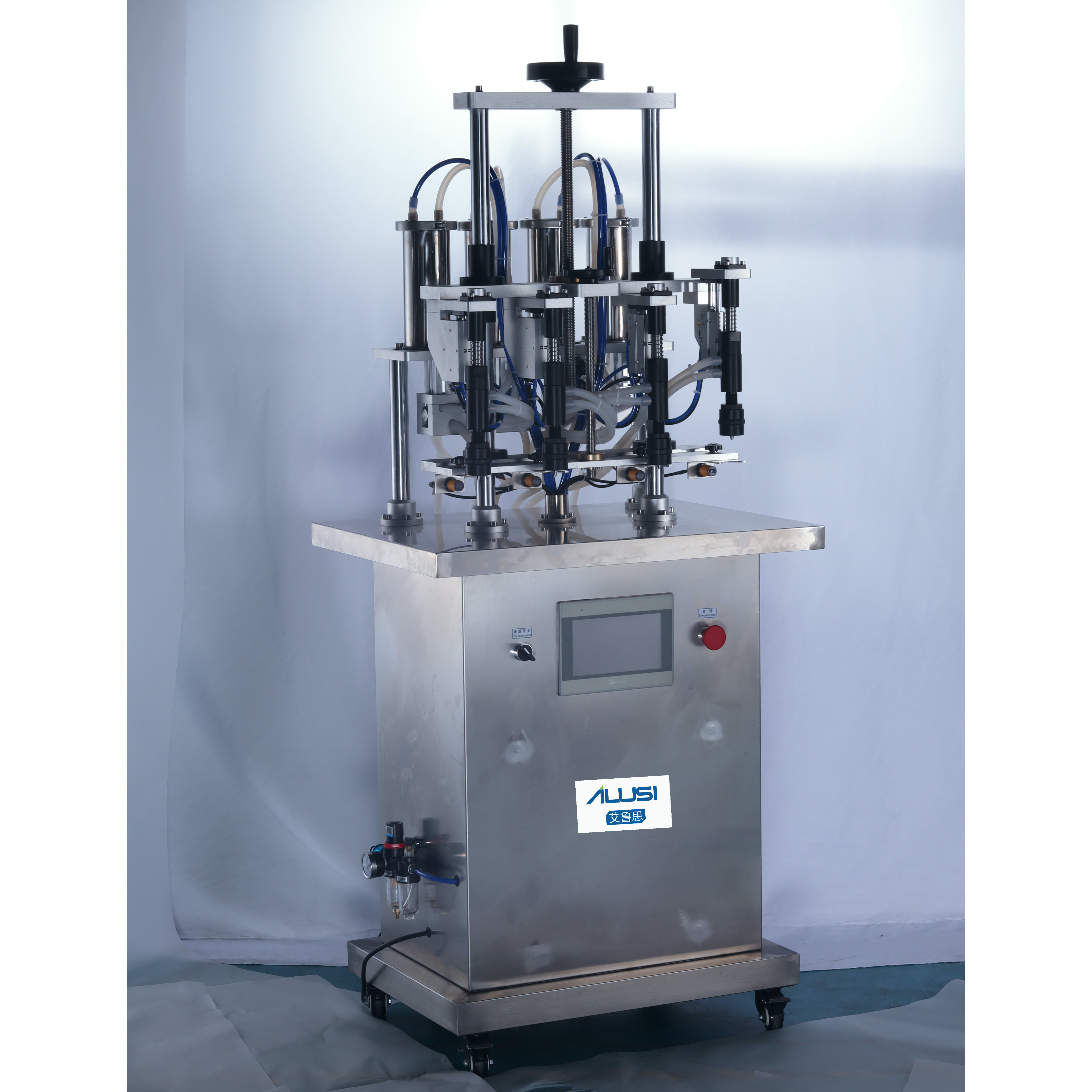 4 Nozzles Perfume Bottle Filling Machine 380V/50Hz compact structure