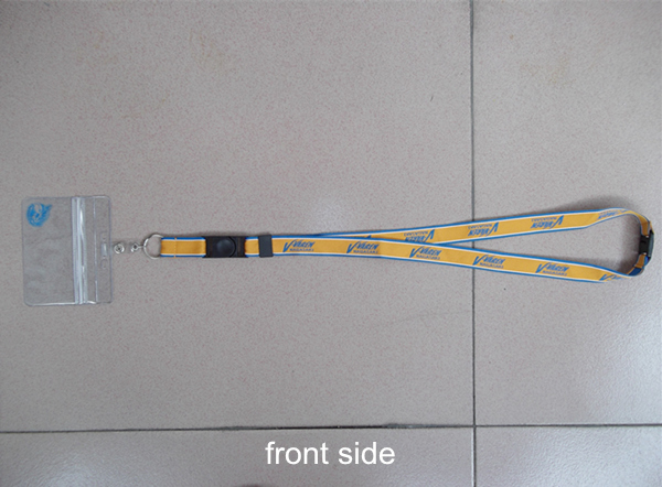 woven lanyard with swivel detachable buckle