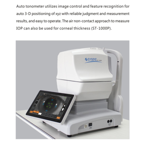 30mm Hg Non Contact Tonometer With Color Touch Monitor Build In Printer