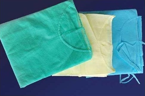 Antibacterial Disposable Protective Gowns Medical Apron ISO13485 CE Approved