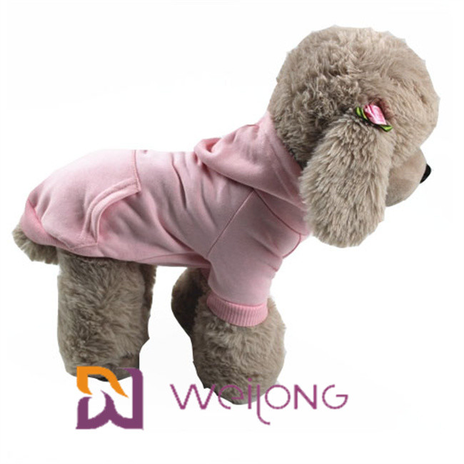 Autumn / Winter BSCI Hoodie Puppy Shirts For Dogs Customizable Color