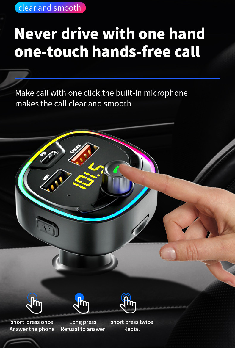 APE FLAC Wireless Bluetooth Car Kit QC3.0 Car MP3 Player With USB
