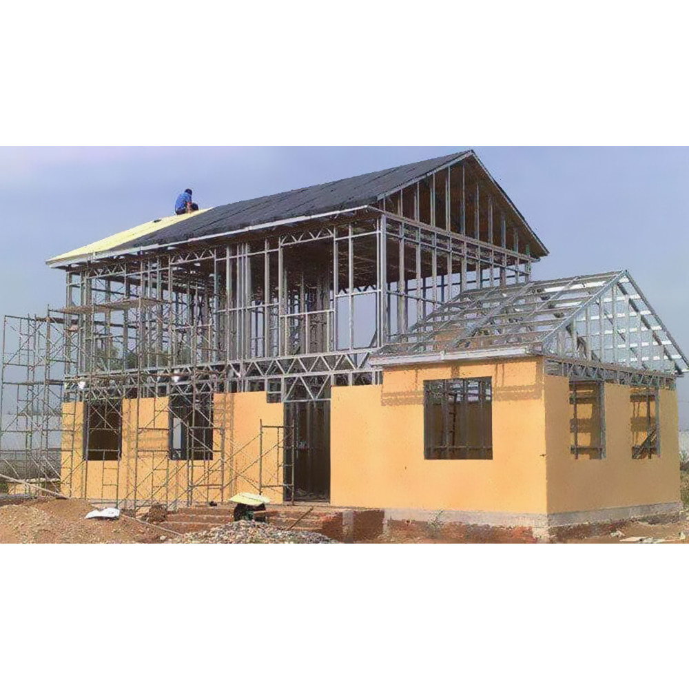 Modern Luxury Design Light Steel Frame Villa China Manufacturers Supply Prefabricated House