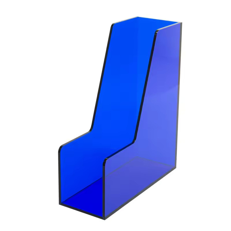 Desktop Customized Color Acrylic Holder Acrylic Storage Organizer For Document File