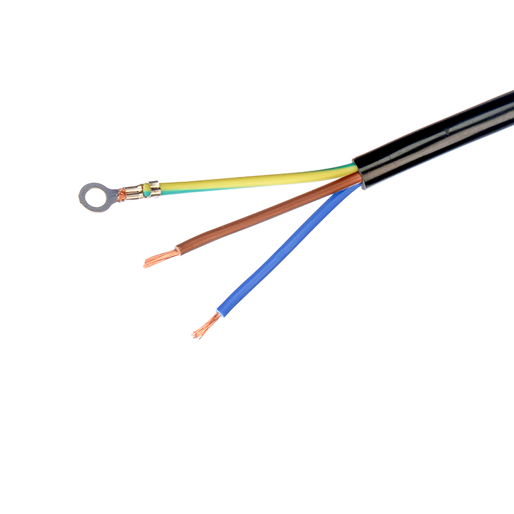 Customized ETL 3 Prong American Power Cord ETL1ft Flat Head Extension Cord PVC Jacket 3X16AWG 7a 125v 2 Prong Figure 8