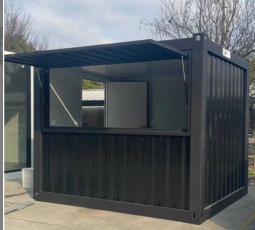 Wall 50/75/100mm Wave Sandwich Panel 20ft/40ft Prefabricated Mobile Bar Customizable 10 FT Modern Prefab Tiny Shop