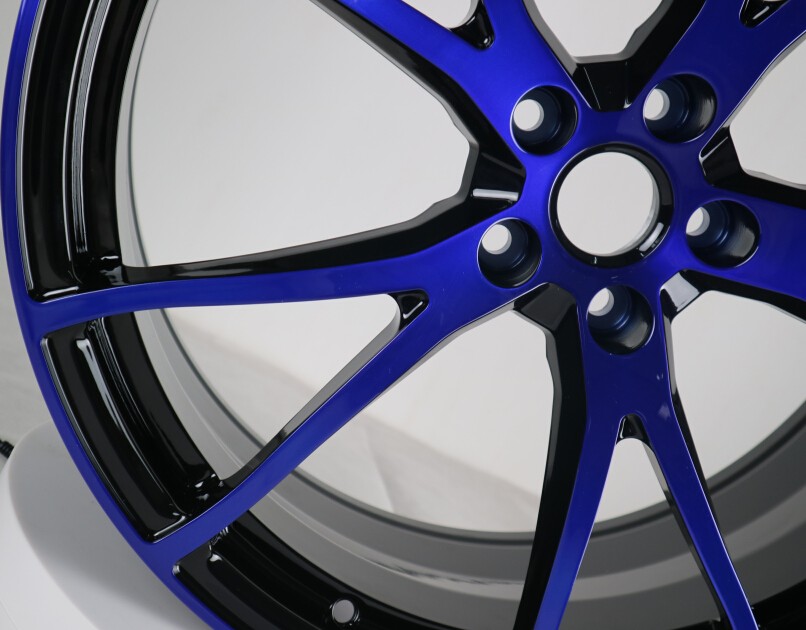 17-22 inch pepsi color 1 piece forged alloy car wheel rim for customized