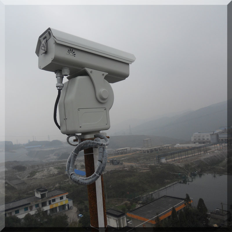 River Security PTZ Thermal Imaging Camera , 10KM Remote Video Camera