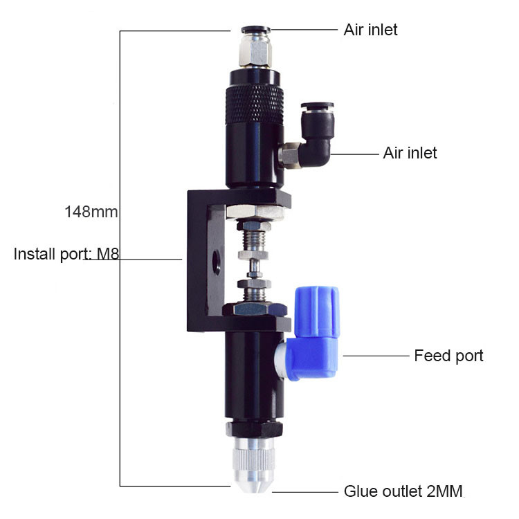Light Duty Silicone Dispensing Valve Hand Held 600 Times / Min Frequency