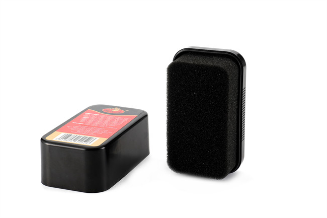Neutral Shoe Shine Sponge Product With Shell Material Plastics Footwear Shoe Care Polish