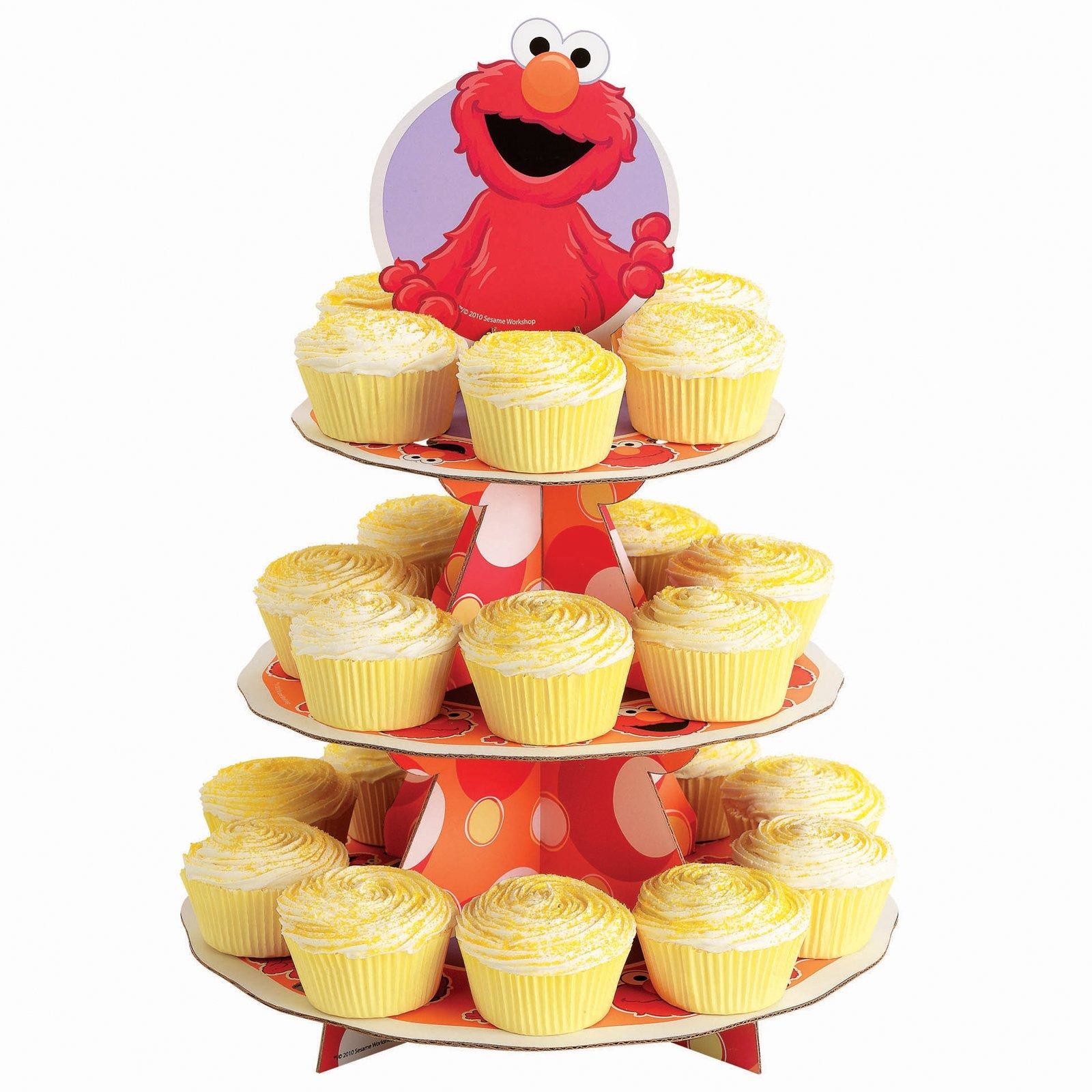 Mini Cardboard Wedding Cupcake Stands , Fancy Disposable Cupcake Tier Stand