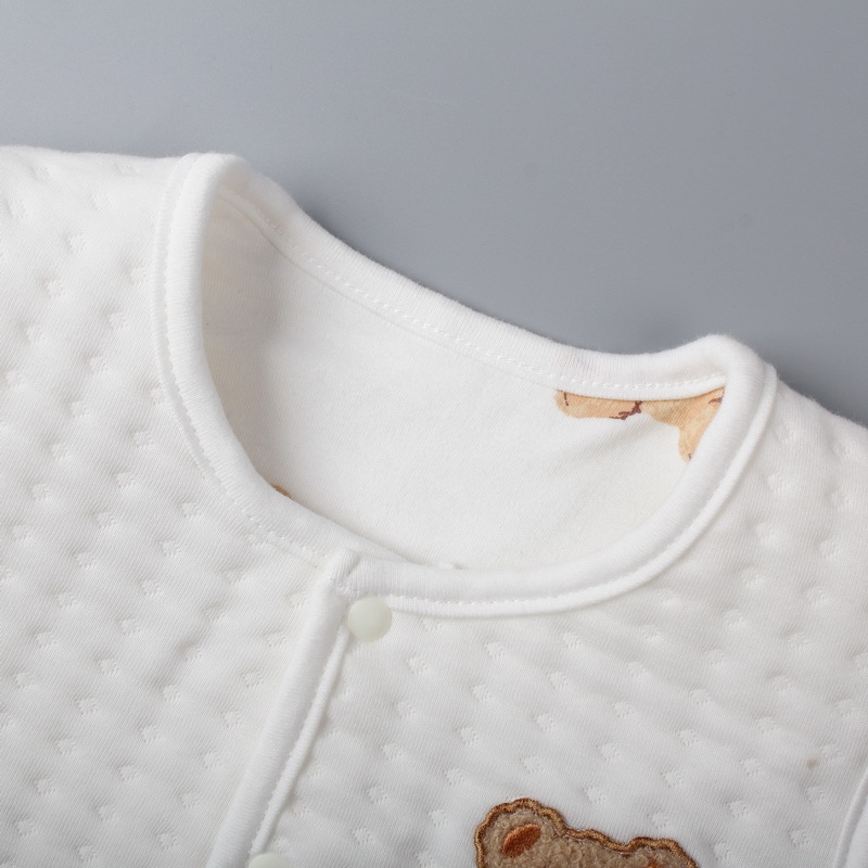 Custom Oem Odm Newbron Baby Boys Girls Top Draw-string 100%cotton Toddler Kids Clothing TOP