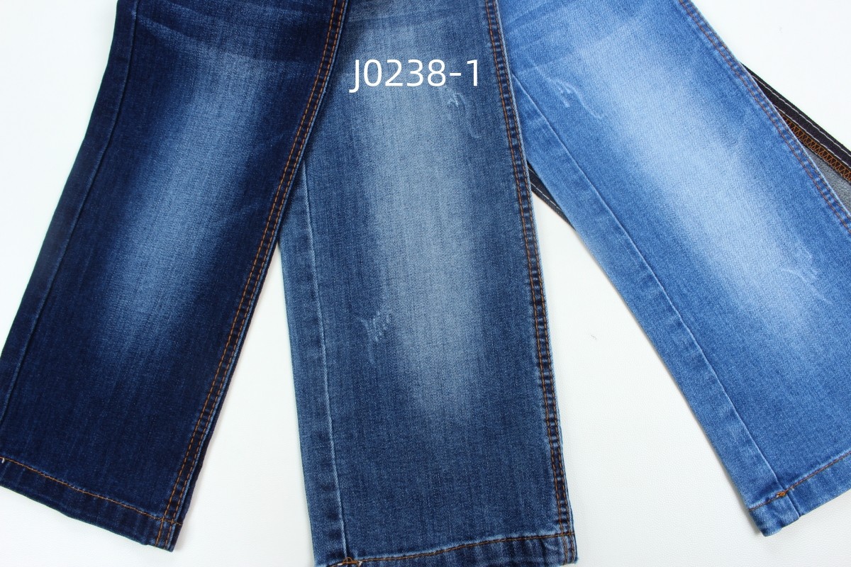 Wholesale 9Oz Warp Slub High Stretch Woven Denim Fabric For Jeans