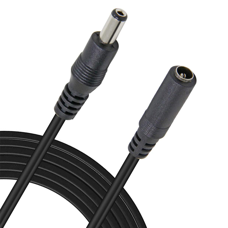CUSTOM 1m Male to Female Male to Male 2.1x5.5 mm DC Power Extension Cable