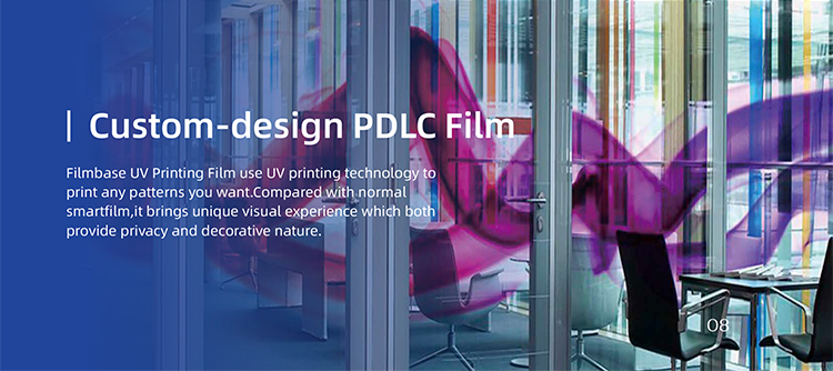 Self Adhesive Smart Tint PDLC Film Switchable privacy protection
