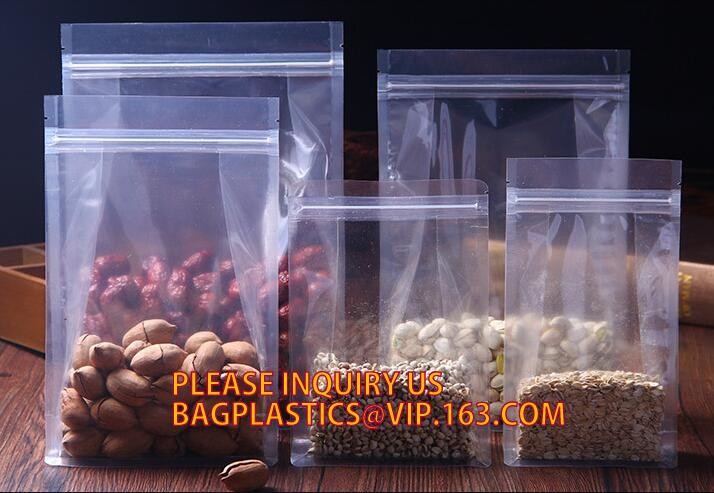 LDPE/PP Custom Printed Zip Lock Self Seal Plastic Bag/Zipper Pouch For Garment And Gift Packaging, side seal pp plastic