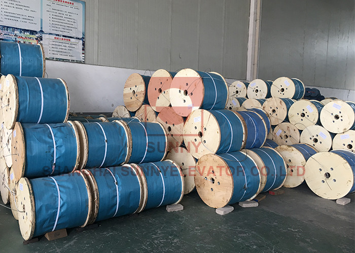 Right Hand Regular Lay Wire Ropes With Steel Core / Mixed Core / Traction System