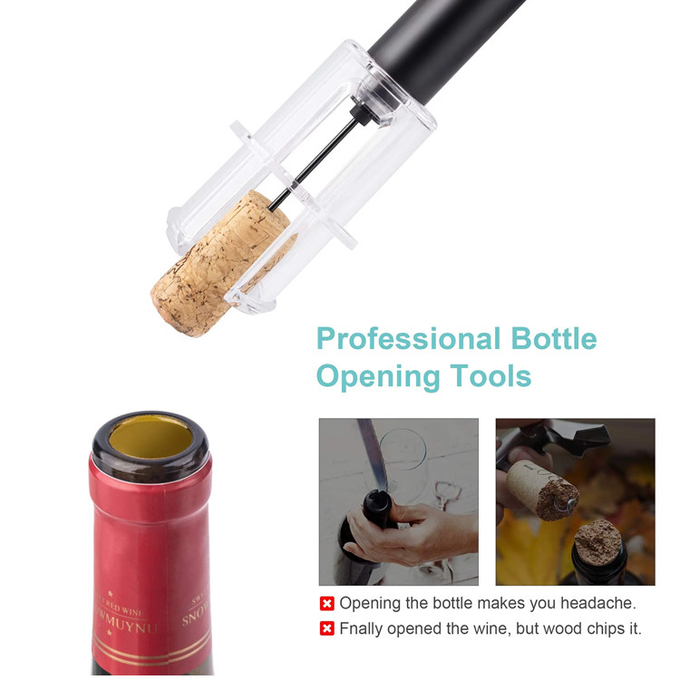 Manual Red Wine Bottle Opener Multi Function Screw Bottle Opener