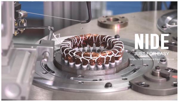 stator wire lacing binding machine