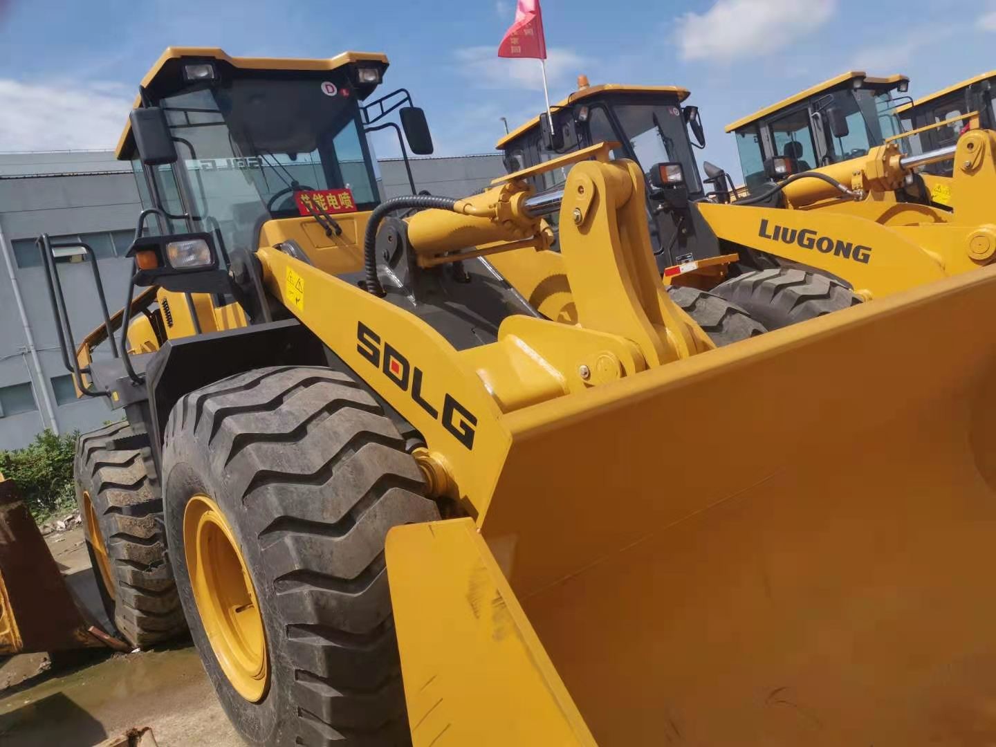Mining Industry SOLG LG956L 5000kg Used Wheel Loaders