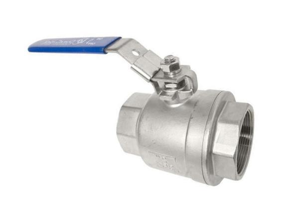 DIN 2 PCS Ball Stainless Steel Valves ASME B16.34 Precise Dimension Anti -
