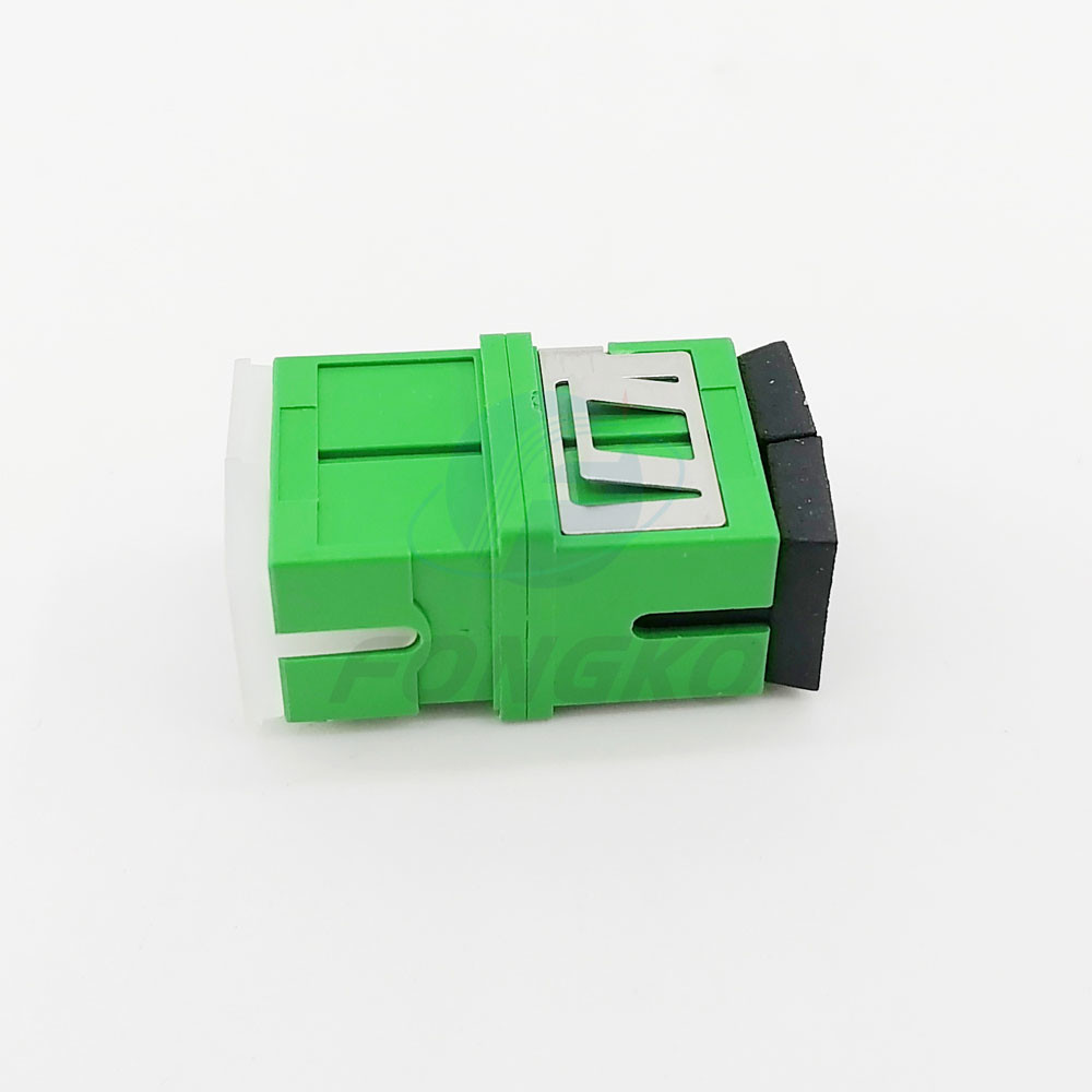 Metal Shrapnel LC Duplex Adaptor , APC Fiber Optic Adapters 0.20dB