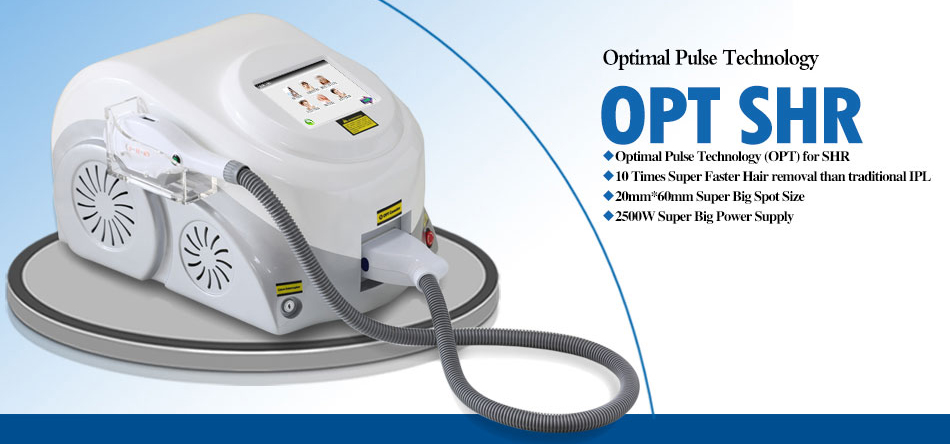 Spa OPT IPL SHR Hair Removal Semiconductor Cooling System